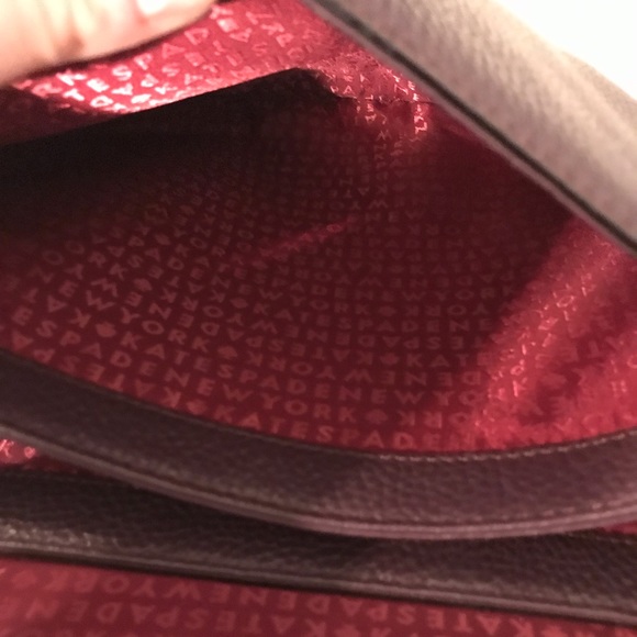 EUC BURGUNDY KATE SPADE CROSSBODY PURSE - Picture 5 of 5